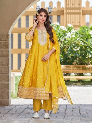 Designer Roman Silk Top And Bottom with Fancy Nazmeen Dupatta  Aanchi Renu Wholesale kurtis catalogs