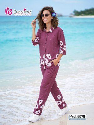 Desire 6079 Shirt Style Co-Ord Set co ord set catalogs