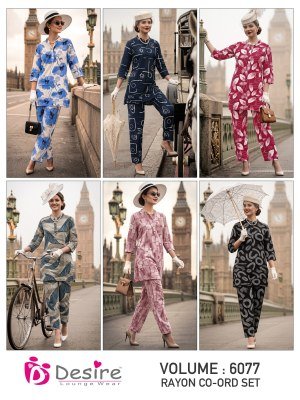 Desire Premium Series Rayon Long Top Kurta Co-Ord Set co ord set catalogs