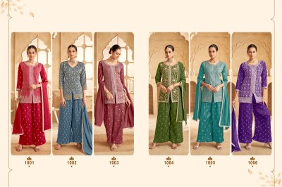 Desire by KF Exclusive Short kurti palazzo with dupatta catalogue at affordable rate readymade suit catalogs