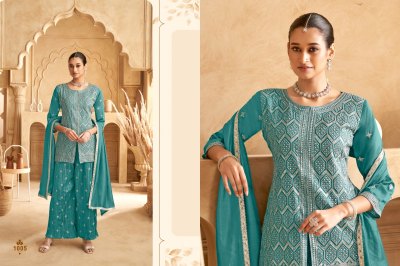 Desire by KF Exclusive Short kurti palazzo with dupatta catalogue at affordable rate readymade suit catalogs