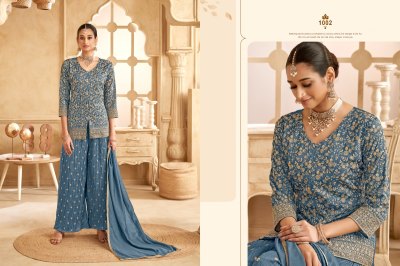 Desire by KF Exclusive Short kurti palazzo with dupatta catalogue at affordable rate readymade suit catalogs