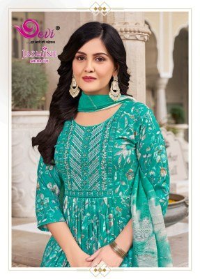 Devi Jasmin Vol 7 Designer Readymade Suit  Reyon Pant And Chanderi Sequin Dupatta Wholesale kurtis catalogs