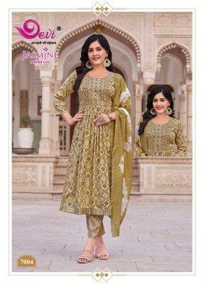 Devi Jasmin Vol 7 Designer Readymade Suit  Reyon Pant And Chanderi Sequin Dupatta Wholesale kurtis catalogs