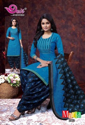 Devi Maria Neck Work  Indo Cotton Readymade  suits wholesaler price in India  readymade suit catalogs