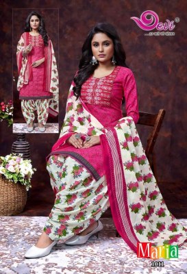 Devi Maria Neck Work  Indo Cotton Readymade  suits wholesaler price in India  readymade suit catalogs