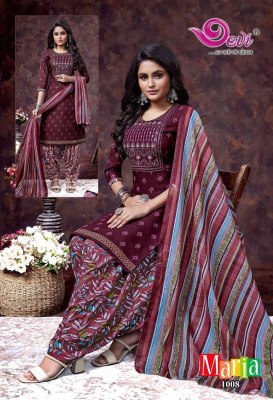 Devi Maria Neck Work  Indo Cotton Readymade  suits wholesaler price in India  readymade suit catalogs