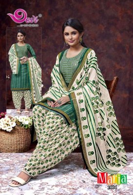 Devi Maria Neck Work  Indo Cotton Readymade  suits wholesaler price in India  readymade suit catalogs