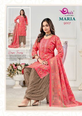 Devi Maria Vol-9 Indo Cotton Printed Suit Set with Lining & Dupatta readymade suit catalogs