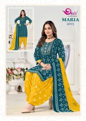 Devi Maria Vol-9 Indo Cotton Printed Suit Set with Lining & Dupatta readymade suit catalogs