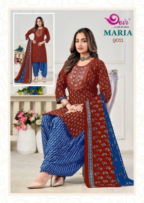 Devi Maria Vol-9 Indo Cotton Printed Suit Set with Lining & Dupatta readymade suit catalogs