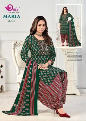 Devi Maria Vol-9 Indo Cotton Printed Suit Set with Lining & Dupatta readymade suit catalogs