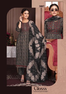 Devika vol 1 by Kashida Fancy capsule foil printed falired kurti pant and dupatta catalogue at affordable rate readymade suit catalogs