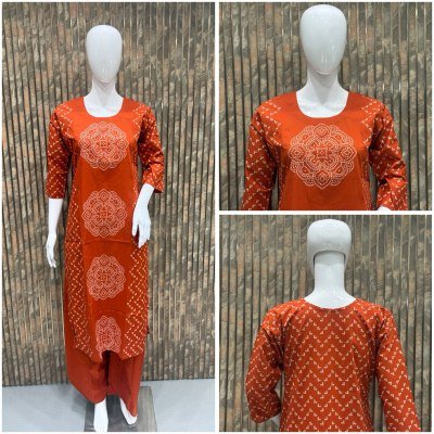 Dhabu Cotton Computer Work 2-Piece Article 