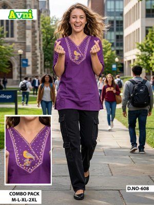 Dhabu Cotton Flair Short Top wholesale catalogs
