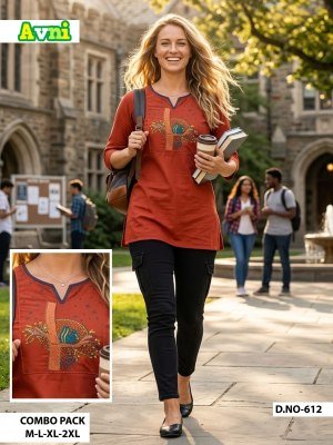 Dhabu Cotton Flair Short Top Size wise Combo Set