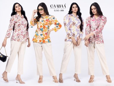 Dno 899 by Gaabaa Trendy Flex Cotton Printed ladies western wear collection western wear catalogs