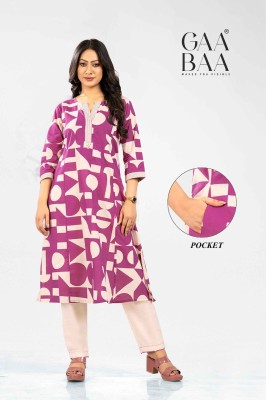 Dno 923 by Gaaba trendy Flex Printed Kurti catalogue at affordable rate  wholesale catalogs