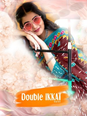 Double Ikkat Vol 1 presenting Double Ikkat Jaipuri Cotton Printed Sarees catalogue at low rate Amavi
