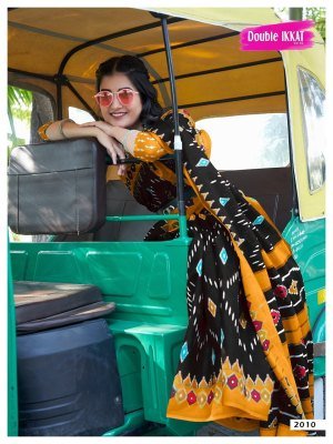 Double Ikkat Vol 2 luanch Double Ikkat Jaipuri Cotton Printed Sarees catalogue at low rate sarees catalogs