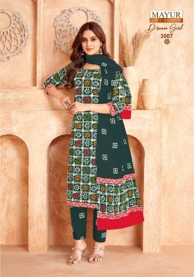 Dream Girl vol 3 by Mayur Pure Cotton Printed Designer readymade suit catalogue with low rate readymade suit catalogs