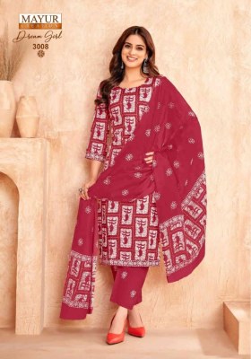 Dream Girl vol 3 by mayur Full stitched Pure Cotton Printed ready to wear suit catalogue at affordable rate readymade suit catalogs