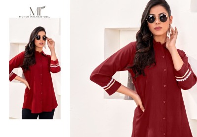 Dream shirt vol 3 by Moksh International Rinkal Cotton Fancy  top catalogue with low price western wear