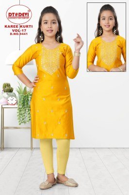 Dt Karee Kurti Vol 17 in Premium Gadhwal Silk Ethnic Bulk Kurtis Supplier Wholesale kurtis catalogs