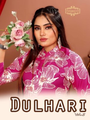 Dulhari vol 5 by Padmavati Textiles 14 kg reyon ODP Printed kurti with pant acatalogue at affordable rate wholesale catalogs