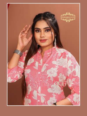 Dulhari vol 5 by Padmavati Textiles 14 kg reyon ODP Printed kurti with pant acatalogue at affordable rate kurtis catalogs