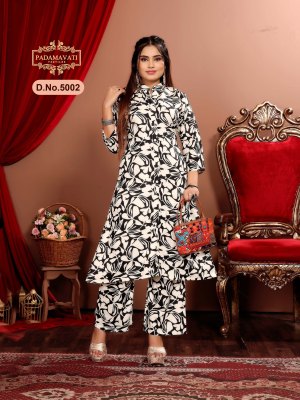 Dulhari vol 5 by Padmavati Textiles 14 kg reyon ODP Printed kurti with pant acatalogue at affordable rate kurtis catalogs