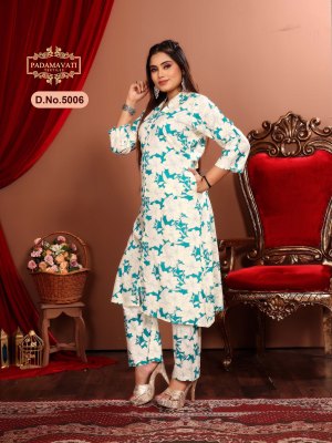 Dulhari vol 5 by Padmavati Textiles 14 kg reyon ODP Printed kurti with pant acatalogue at affordable rate kurtis catalogs
