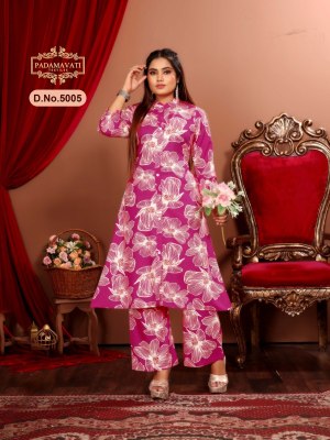 Dulhari vol 5 by Padmavati Textiles 14 kg reyon ODP Printed kurti with pant acatalogue at affordable rate kurtis catalogs