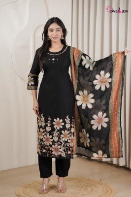 Dveeja Fashion Vardani Series Cotton Panel Print Kurti Pant with Cotton Print Dupatta Set kurti pant with dupatta Catalogs