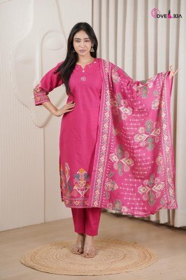 Dveeja Fashion Vardani Series Cotton Panel Print Kurti Pant with Cotton Print Dupatta Set kurti pant with dupatta Catalogs