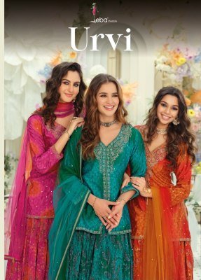 EBA Lifestyle URVI Chinnon Embroidery Skirt Dupatta 3-Piece Set 
