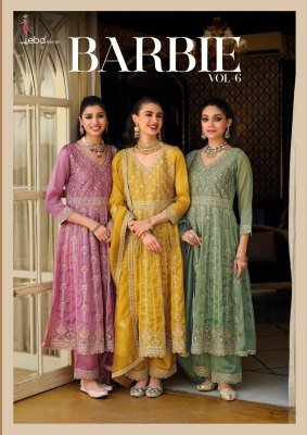 Eba Lifestyle Barbie Vol 6 Shimmer Silk Suit Wholesale 