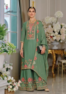 Eba Lifestyle Kiyara Elegant Heavy Chinon Embroidered Suit with Dupatta And Plazo Wholesale kurtis catalogs