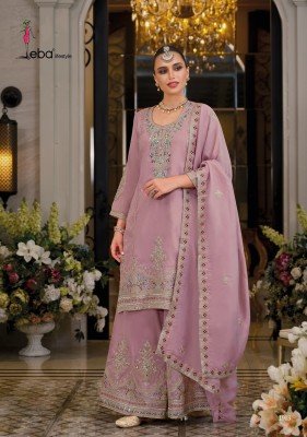 Eba Simar Paradise Embroidered Suit with Palazzo And Dupatta Wholesale kurtis catalogs