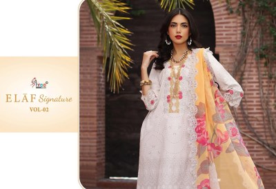 Elaf Signature vol 2 by shree fabs Pure Lawn Cotton Printed Embroidered pakistani suit catalogue at affordable rate  pakistani suit catalogs
