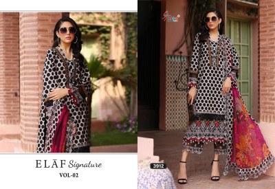 Elaf Signature vol 2 by shree fabs Pure Lawn Cotton Printed Embroidered pakistani suit catalogue at affordable rate  pakistani suit catalogs