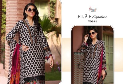 Elaf Signature vol 2 by shree fabs Pure Lawn Cotton Printed Embroidered pakistani suit catalogue at affordable rate  pakistani suit catalogs