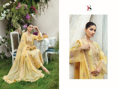 Elan lawn 25 2 by Deepsy suits Pure Cotton heavy embroidered unstitched suit catalogue at affordable rate salwar kameez catalogs