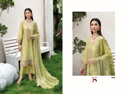 Elan lawn 25 2 by Deepsy suits Pure Cotton heavy embroidered unstitched suit catalogue at affordable rate salwar kameez catalogs