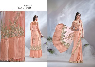 Elegance of  Mohmanthan 24611 Aura exclusive ready to wear saree wholesaler sarees catalogs