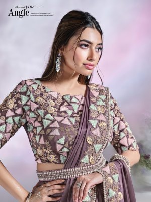 Elegance of  Mohmanthan 24613 Aura exclusive ready to wear saree wholesaler Amavi