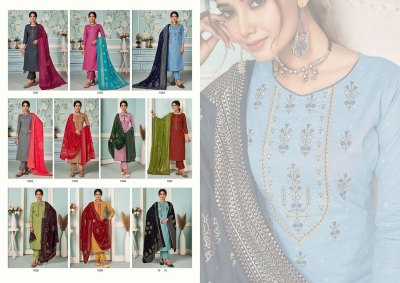 Elira Vol 1 by Vastu pure cotton printed embroidered readymade suit catalogue at affordable rate  readymade suit catalogs
