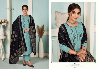 Elira Vol 1 by Vastu pure cotton printed embroidered readymade suit catalogue at affordable rate  readymade suit catalogs