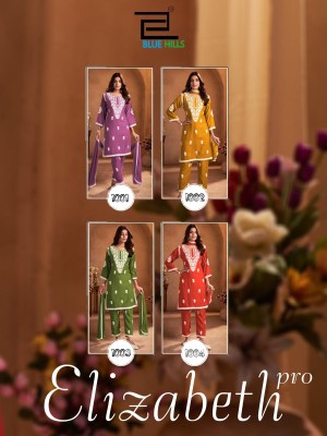 Elizabeth by Blue Hills Reyon Thread work Readymade suit collection at affordable rate readymade suit catalogs