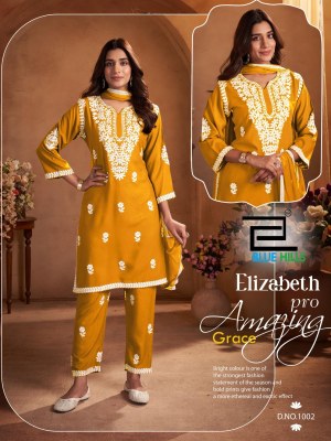 Elizabeth by Blue Hills Reyon Thread work Readymade suit collection at affordable rate readymade suit catalogs